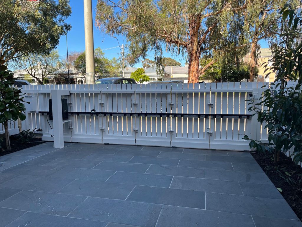 image of sectional sliding gate